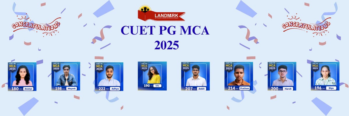 CUET PG MCA Toppers